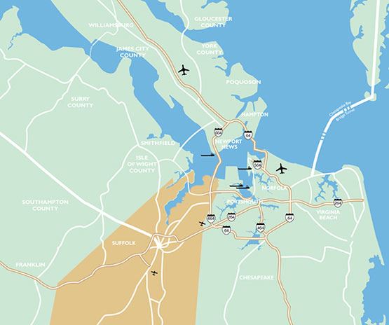 YesSuffolk Industrial Sites Map